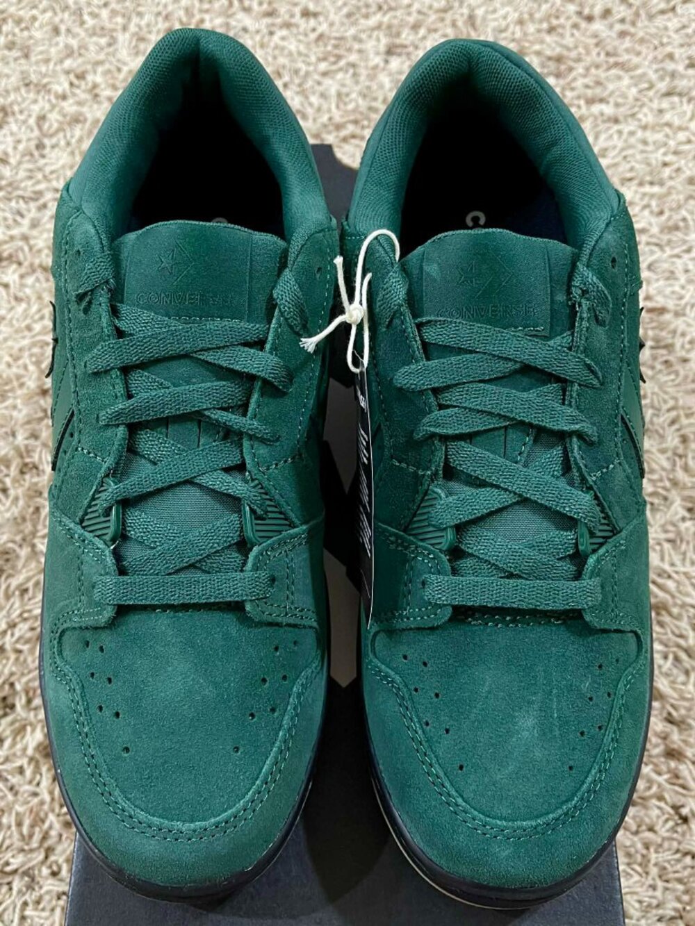 Converse Men's CL98 Suede Low Top Sneakers Shoes Green, Size 10 (New) - Picture 7 of 16